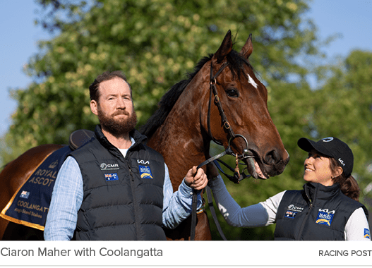 Ciaron Maher with Coolangatta racing pos