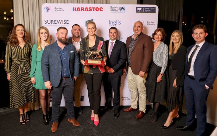 Victorian Breeding Awards Night at Marnong Estate on July 29, 2023 in Mickleham, Australia. (Photo by George Sal/Racing Photos)
