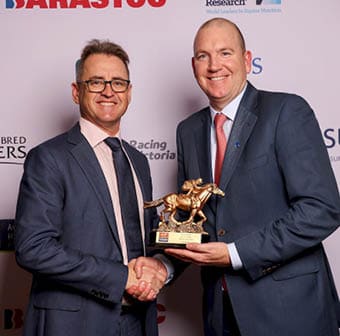 Victorian Breeding Awards Night at Marnong Estate on July 29, 2023 in Mickleham, Australia. (Photo by George Sal/Racing Photos)