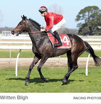 Written Bligh racing photo