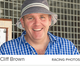 Cliff Brown racing photo