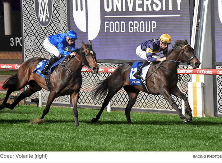 Coeur Volante (right) RACING PHOTO