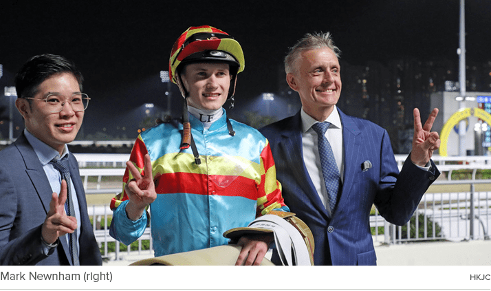 Mark Newnham (right) HKJ