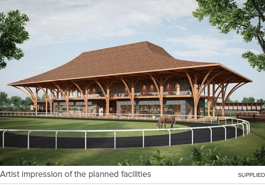 Artist impression of the planned facilities SUPPLIE
