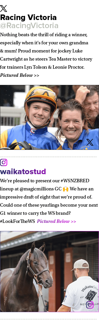 ￼ Racing Victoria @RacingVictoria Nothing beats the thrill of riding a winner, especially when it's for your own gran...