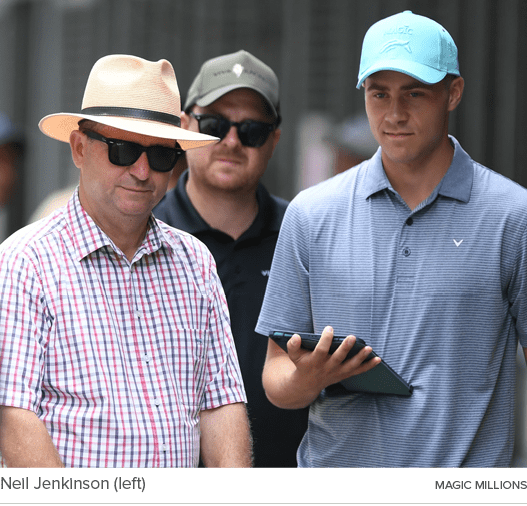 Neil Jenkinson (left) MAGIC MILLION