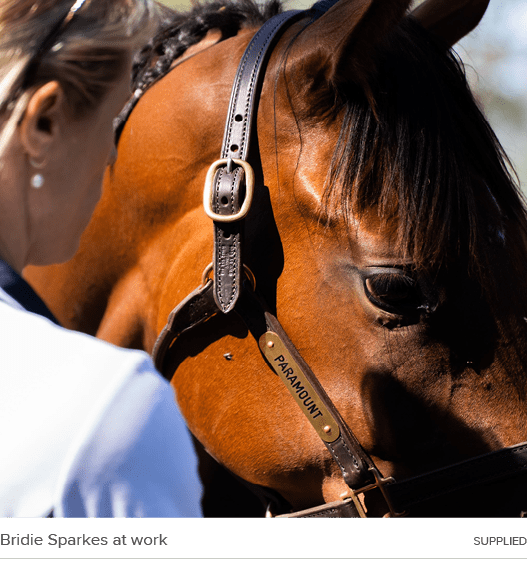 Bridie Sparkes at work supplie
