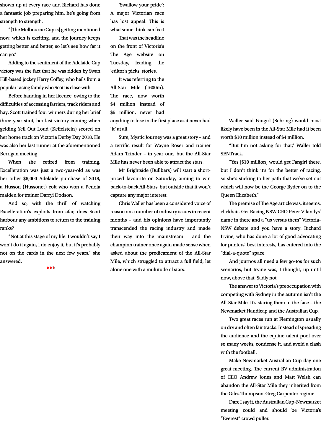 shown up at every race and Richard has done a fantastic job preparing him, he’s going from strength to strength. “[Th...