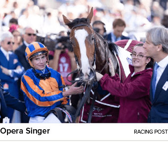 Opera Singer racing pos