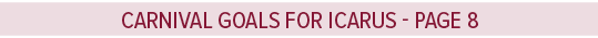Carnival goals for Icarus page 