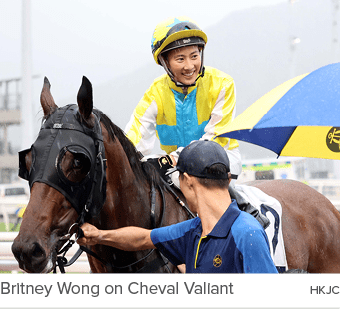 Britney Wong on Cheval Valiant hkj