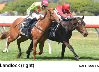 Landlock (right) Race Image