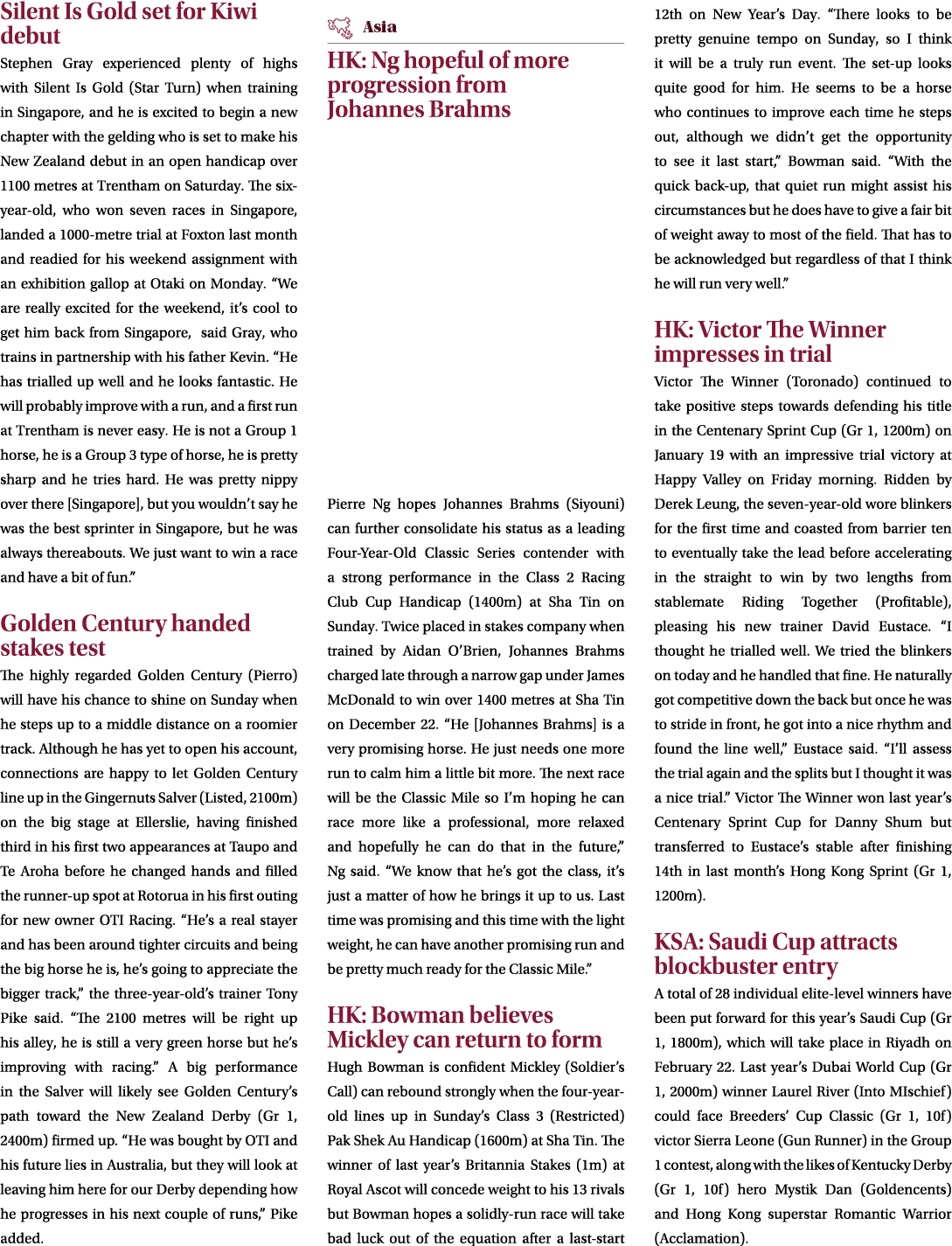 Silent Is Gold set for Kiwi debut Stephen Gray experienced plenty of highs with Silent Is Gold (Star Turn) when train...