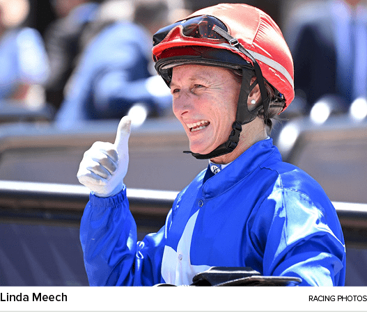 Linda Meech racing photo