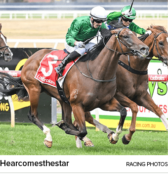 Hearcomesthestar racing photo