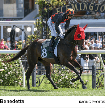 Benedetta racing photo