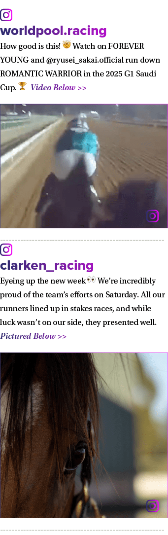 ￼ worldpool.racing How good is this! 🤯 Watch on FOREVER YOUNG and @ryusei_sakai.official run down ROMANTIC WARRIOR i...