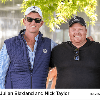 Julian Blaxland and Nick Taylor ingli