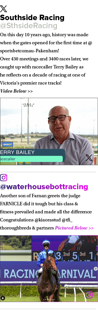 ￼ Southside Racing @SthsideRacing On this day 10 years ago, history was made when the gates opened for the first time...