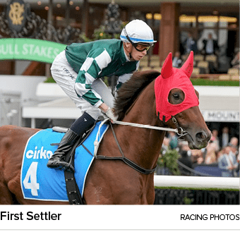 First Settler racing photo