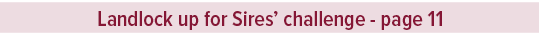 Landlock up for Sires’ challenge page 1