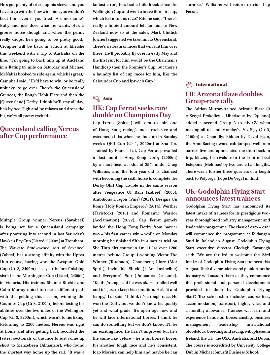 He’s got plenty of tricks up his sleeve and you have to go with the flow with him, you wouldn’t beat him even if you ...