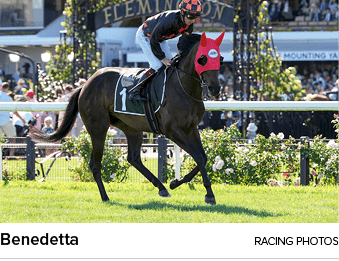 Benedetta racing photo