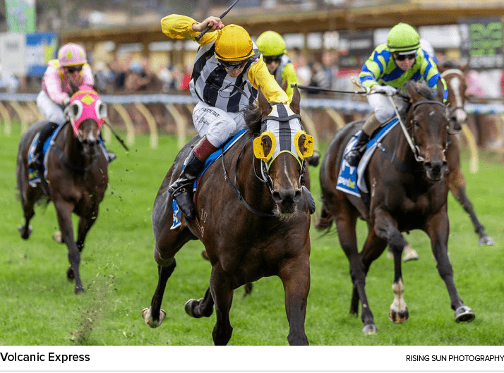 Volcanic Express Rising Sun Photograph