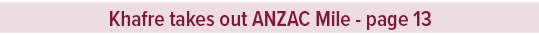Khafre takes out ANZAC Mile page 1
