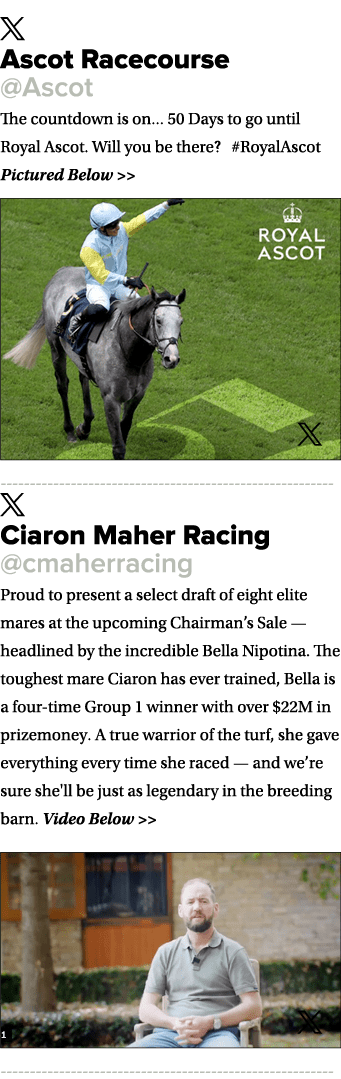 ￼ Ascot Racecourse @Ascot The countdown is on... 50 Days to go until Royal Ascot. Will you be there? #RoyalAscot Pict...