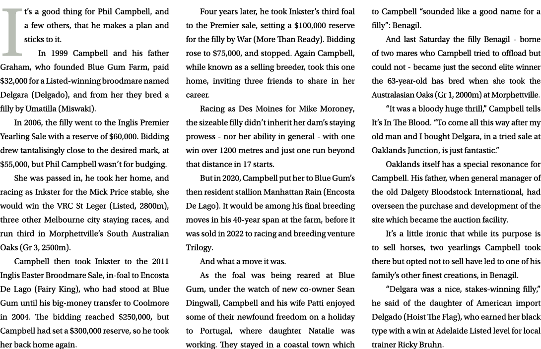 It’s a good thing for Phil Campbell, and a few others, that he makes a plan and sticks to it. In 1999 Campbell and hi...