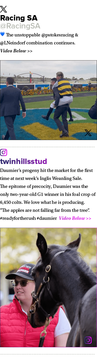 ￼ Racing SA @RacingSA 💙 The unstoppable @pstokesracing & @LNeindorf combination continues. Video Below   ￼ ￼ twinhi...