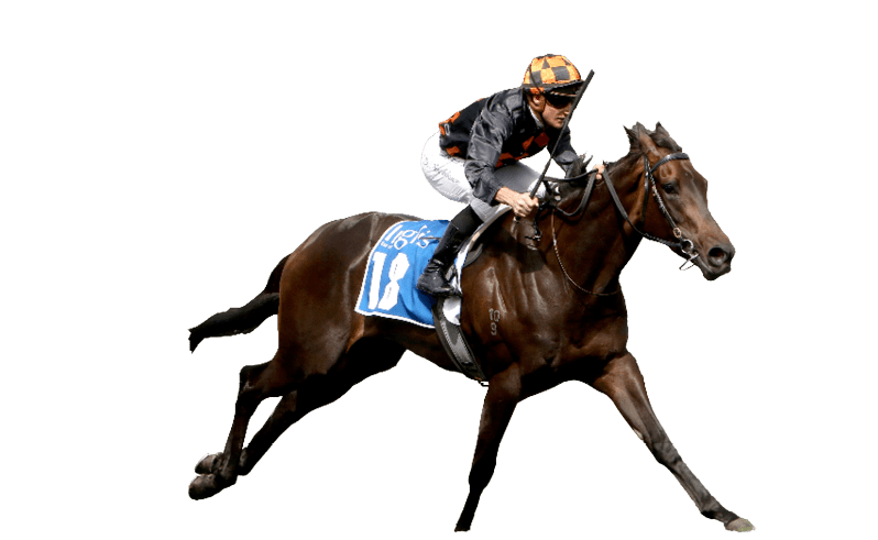  Benedetta, (Daniel Stackhouse, Trainer; Jason Warren), wins The Inglis Sprint, at Flemington 14 March 2023.  Copyright:  Colin Bull / Sportpix