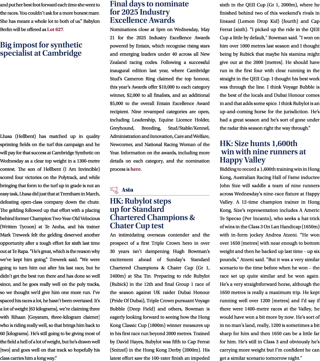 and put her best foot forward each time she went to the races. You couldn’t ask for a more honest mare. She has meant...