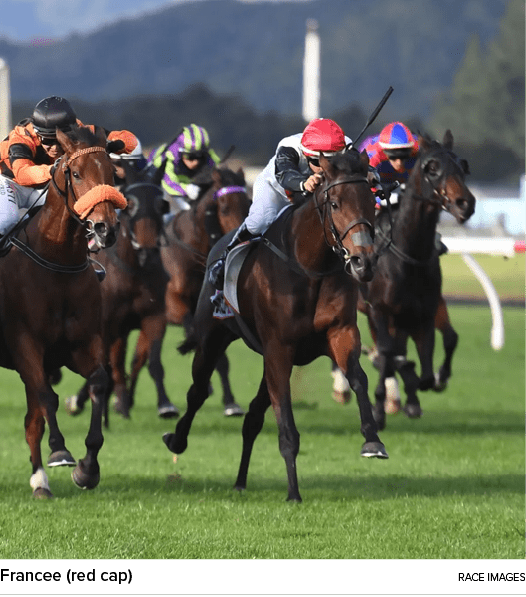 Francee (red cap) Race Images