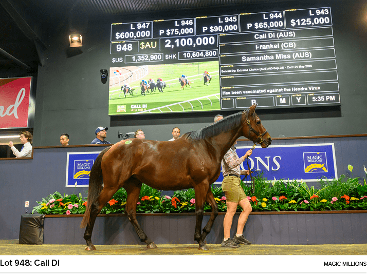 Lot 948: Call Di magic million
