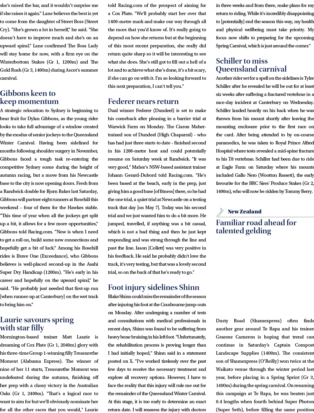 she’s raised the bar, and it wouldn’t surprise me if she raises it again.” Lane believes the best is yet to come from...