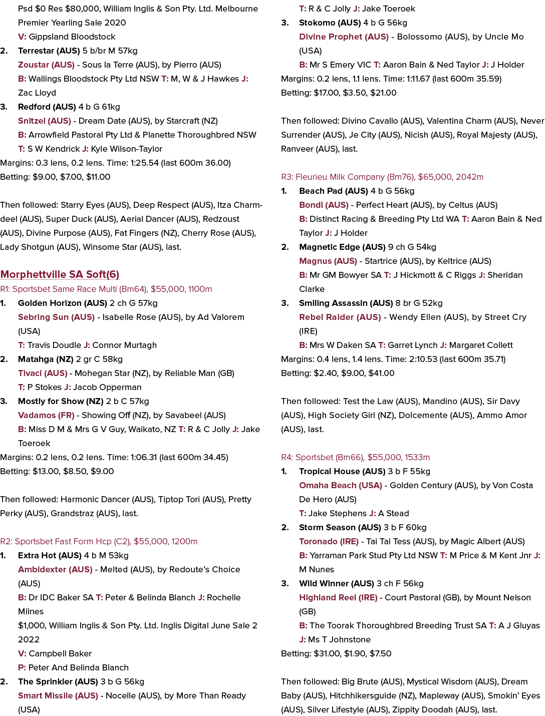 Psd $0 Res $80,000, William Inglis & Son Pty. Ltd. Melbourne Premier Yearling Sale 2020 V: Gippsland Bloodstock 2. Te...