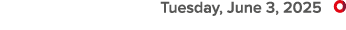  Tuesday, June 3, 2025 ￼
