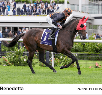 Benedetta racing photo