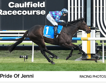 Pride Of Jenni racing photo