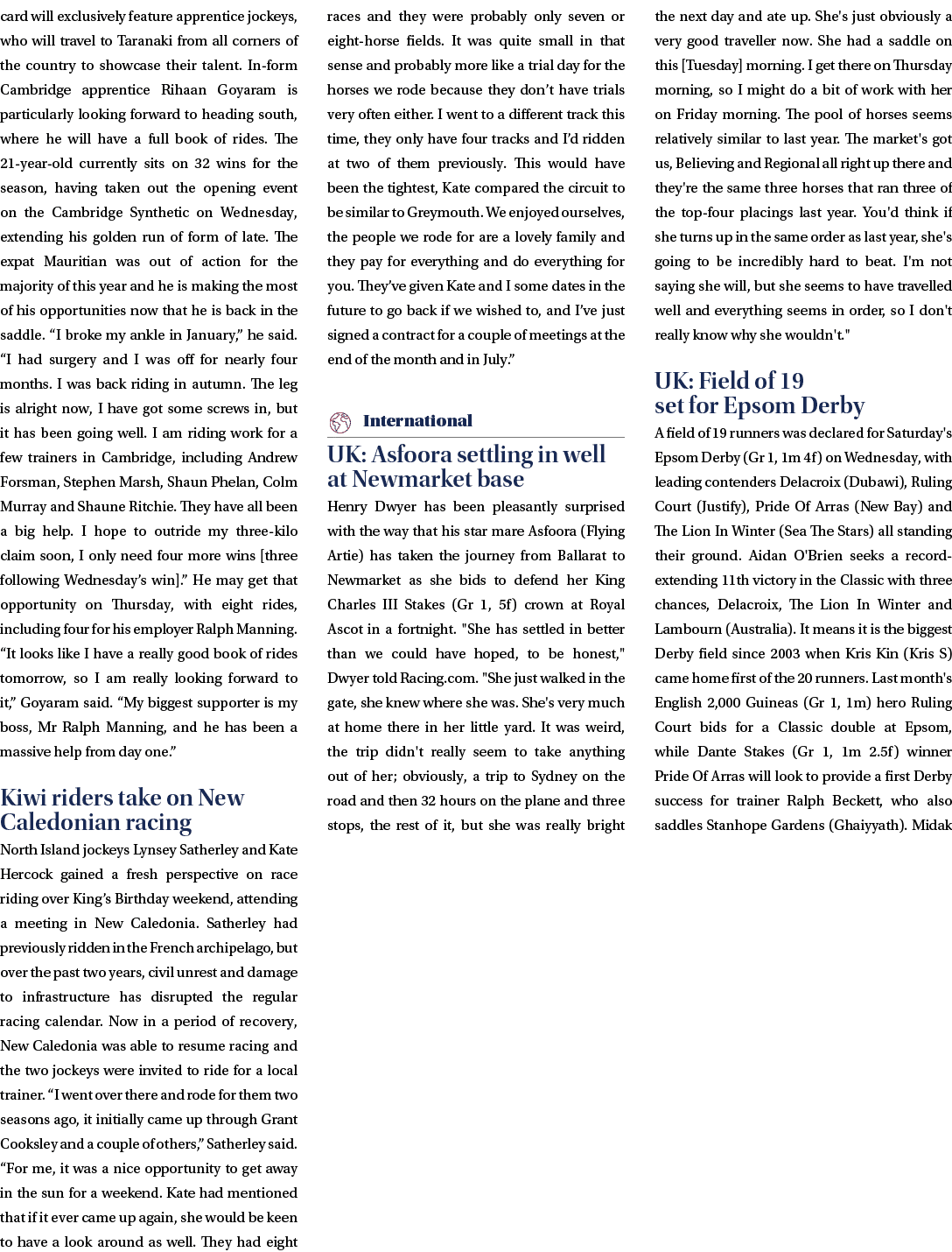 card will exclusively feature apprentice jockeys, who will travel to Taranaki from all corners of the country to show...