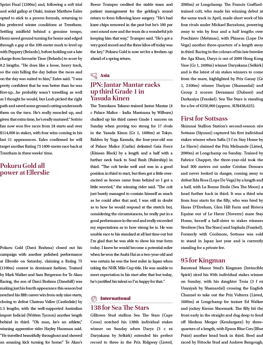 Sprint Final (1200m) and, following a soft trial and solid gallop at Otaki, trainer Matthew Eales opted to stick to a...