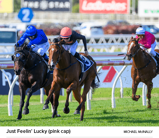 Just Feelin’ Lucky (pink cap) Michael McInall