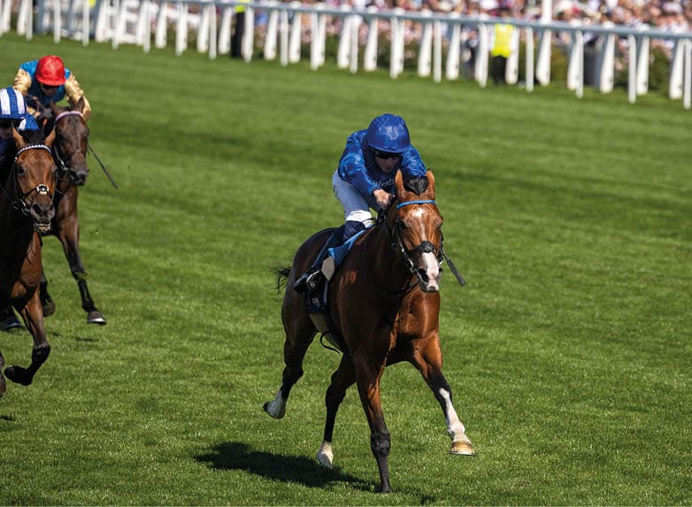 Ombudsman and William Buick wins the Prince Of Wales Stakes Gr.1 from Anmaat. Royal Ascot. Photo: Patrick McCann/Racing Post 18.06.2025