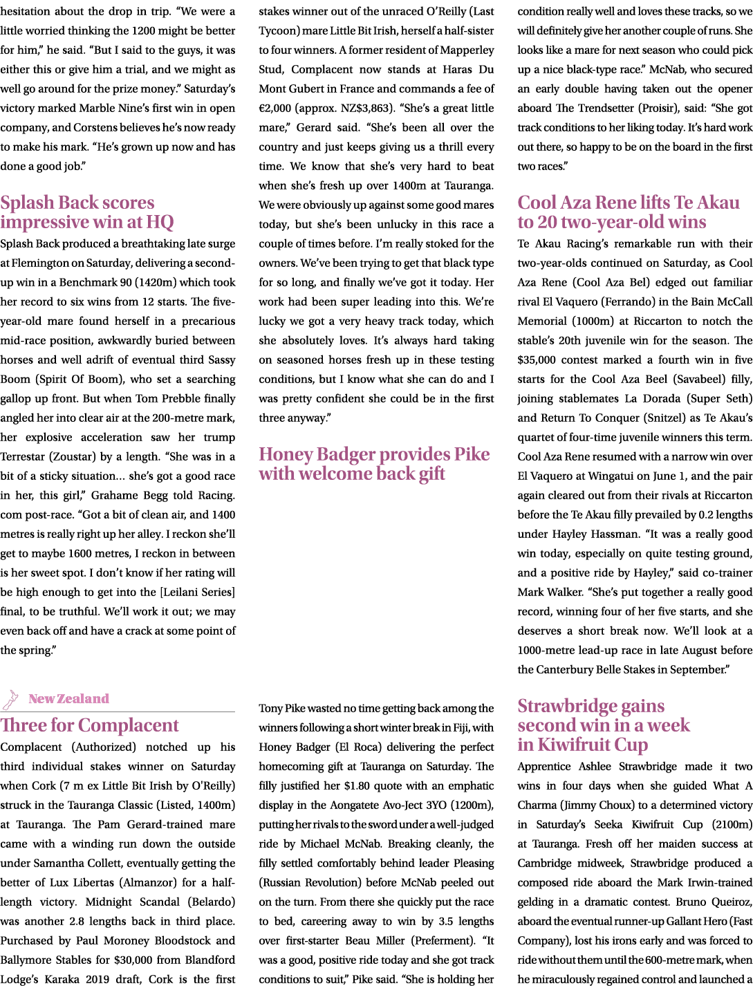 hesitation about the drop in trip. “We were a little worried thinking the 1200 might be better for him,” he said. “Bu...