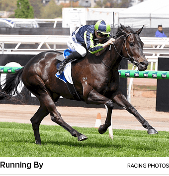 Running By racing photo