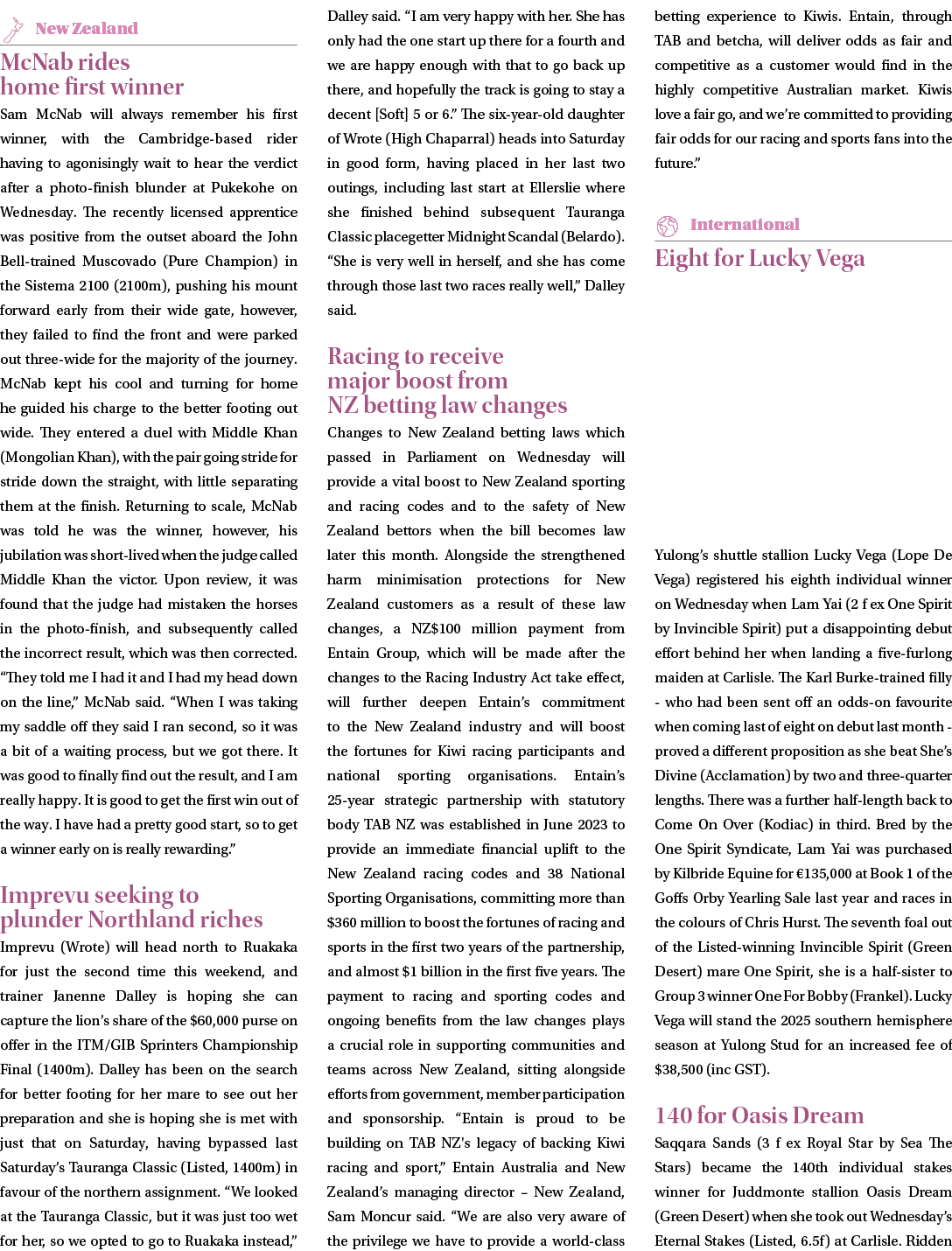 ￼ McNab rides home first winner Sam McNab will always remember his first winner, with the Cambridge based rider havin...