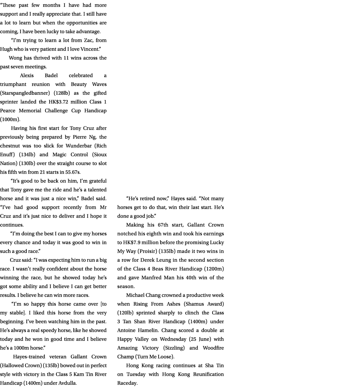 “These past few months I have had more support and I really appreciate that. I still have a lot to learn but when the...