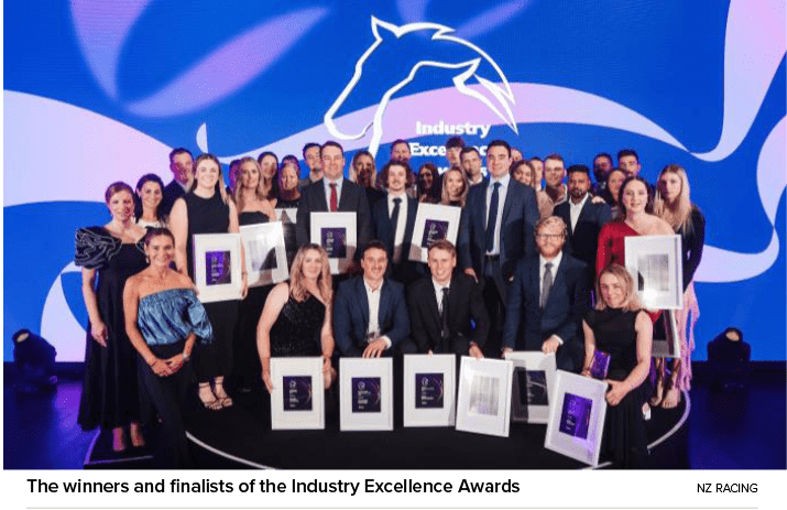 The winners and finalists of the Industry Excellence Awards NZ Racin
